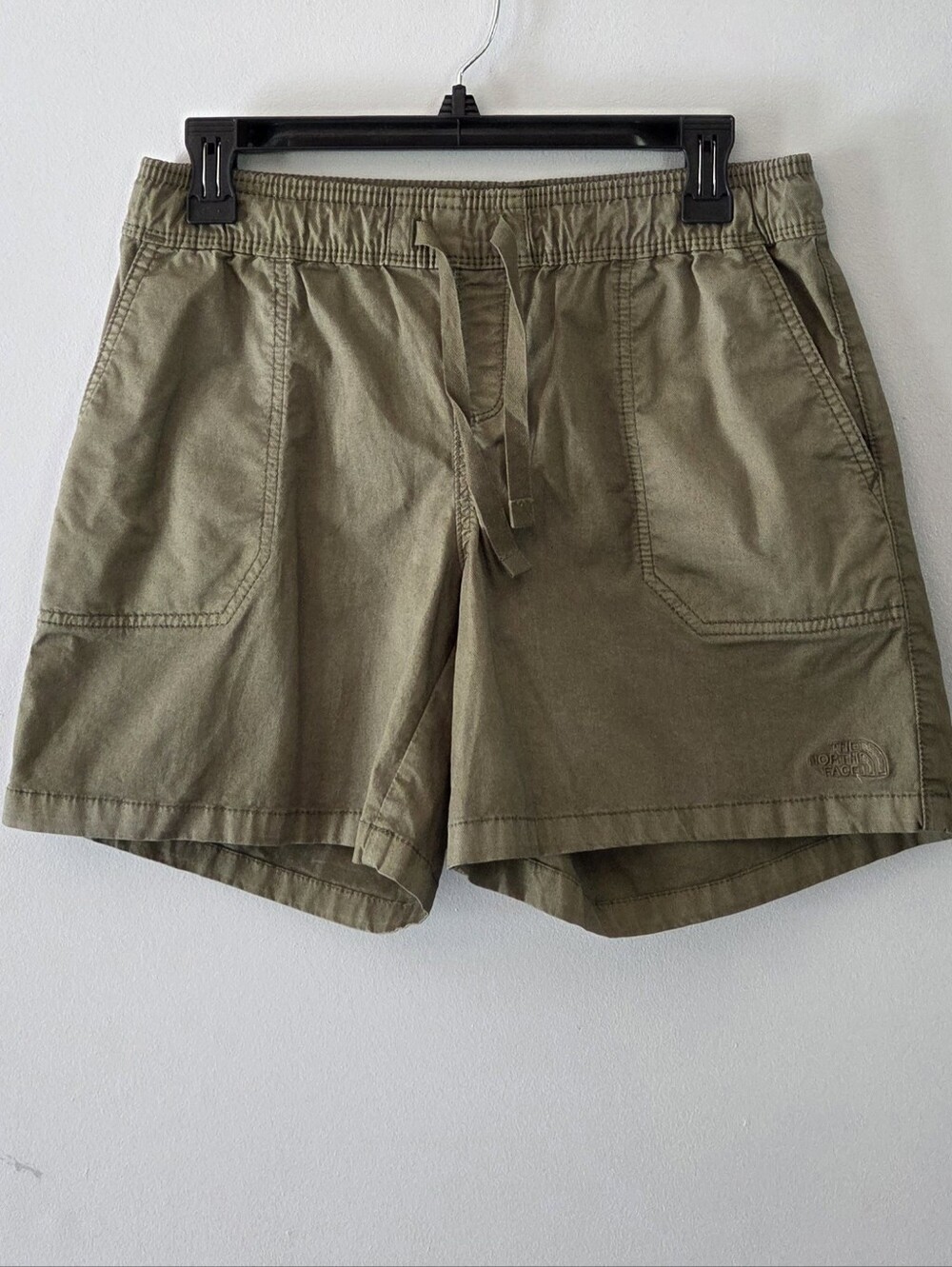 The North Face Pull-On Olive Green Drawstring Shorts Size S